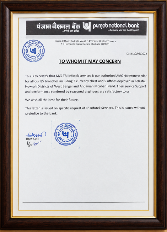 DGM & Circle Head, Circle Office: Kolkata West, United Towers, Kolkata